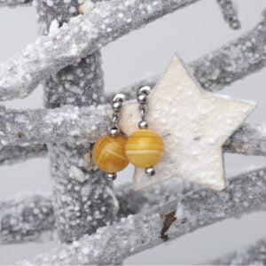 homeland cherished color agate earrings serenity quartz