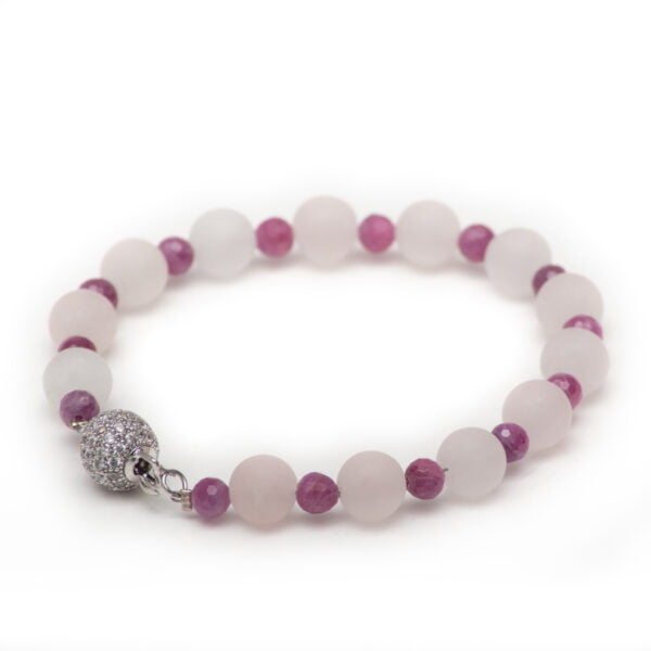 romantic moments and rubies bracelet serenity quartz