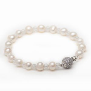 serenity quartz pearls with quartz bracelet