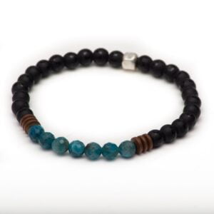 shallow waters apatite onyx hematite bracelet serenity quartz