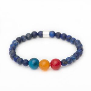 homeland cherished tricolor bracelet agate serenity quartz lapis lazuli