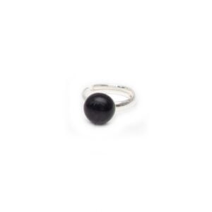 dark mystery black onyx ring serenity quartz