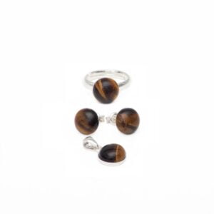 wild spirit tiger's eye set serenity quartz
