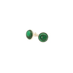 malachite earrings