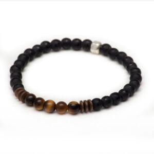 tiger's focus extra onyx tiger's eye hematite onyx bracelet serenity quartz
